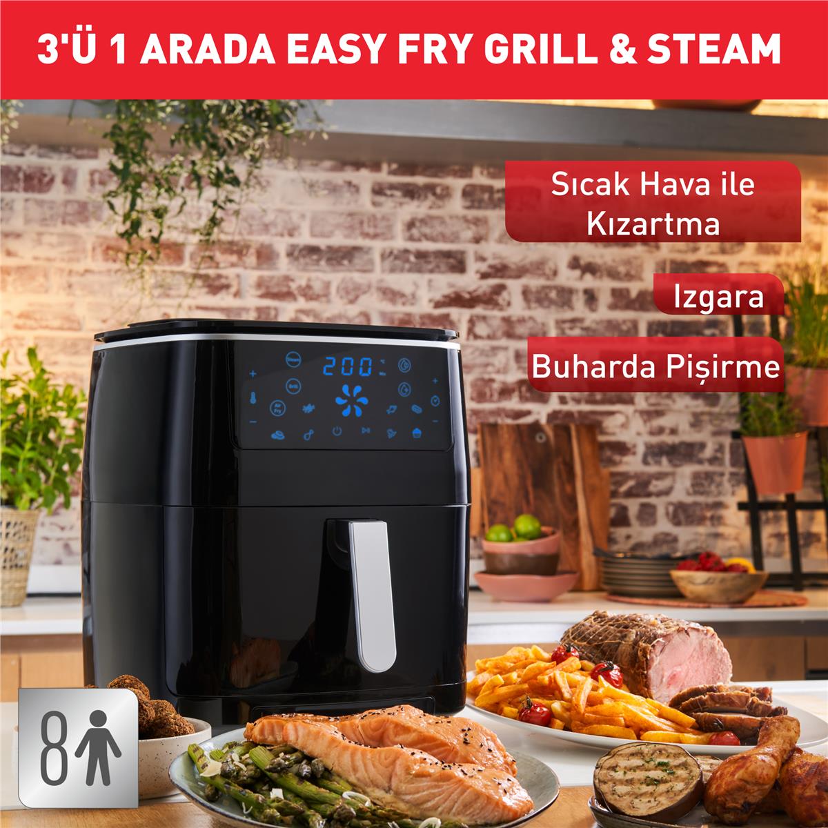 Tefal easy Fry Grill &amp; Steam. Easy fry grill